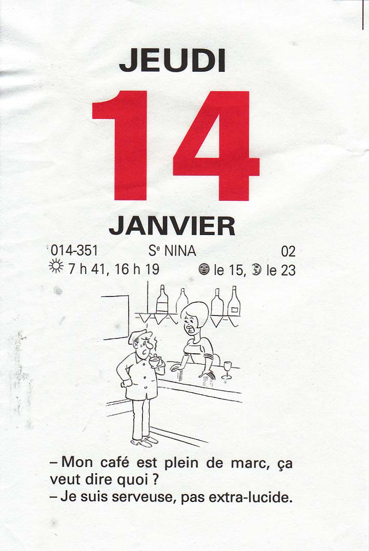 Calendrier 01