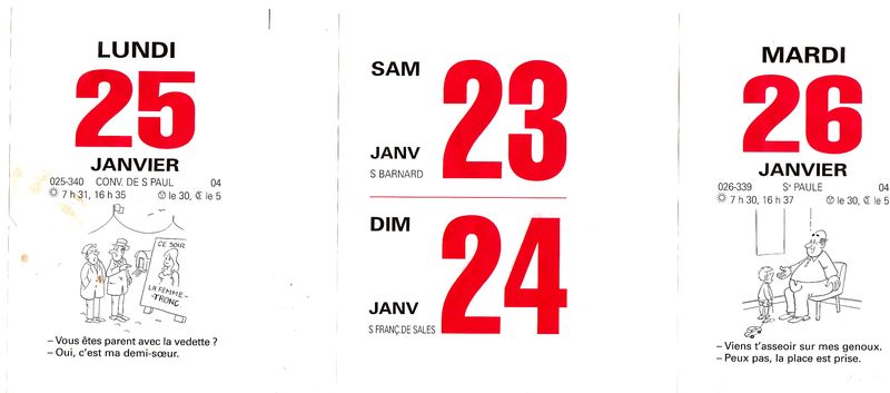 Calendrier