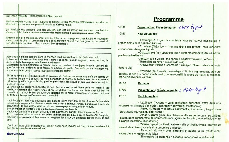 Programme 01