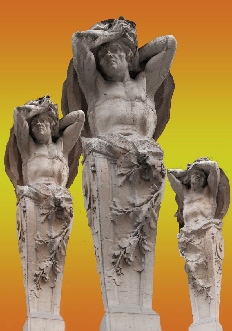 Statues Dante