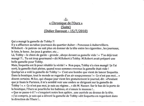 Chroniques de l'Ours 31