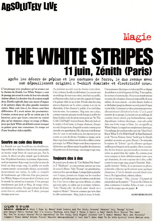 White stripes