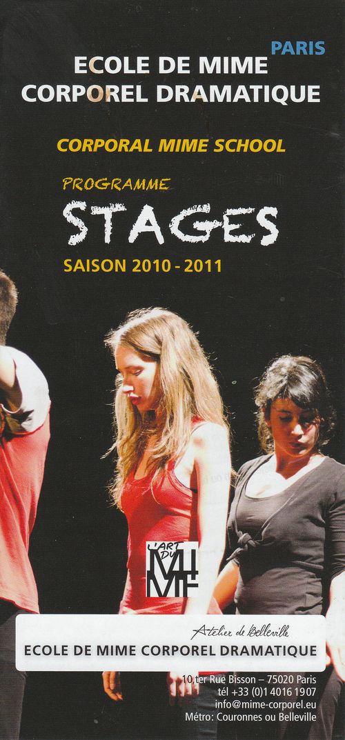 Stages de mimes